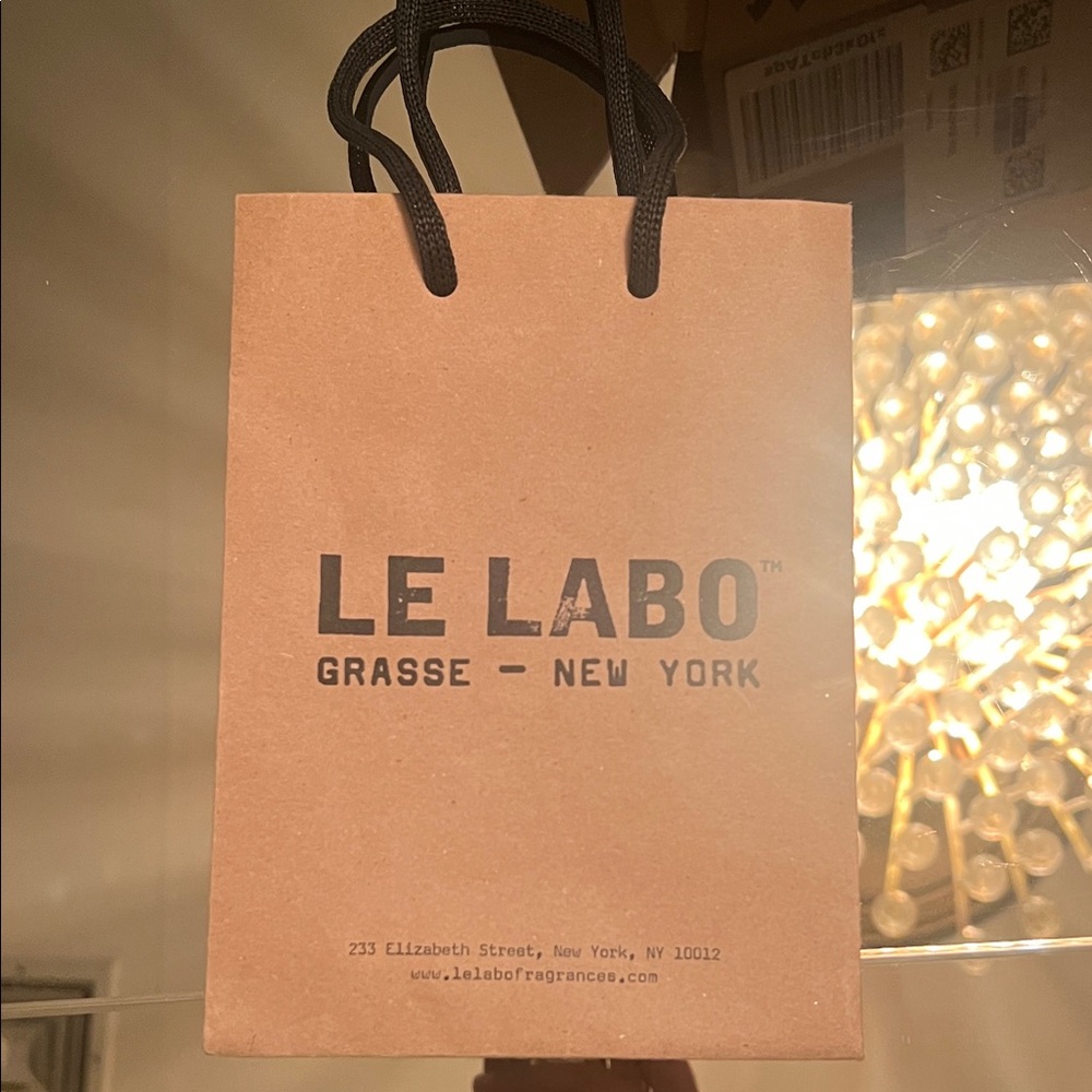 Le Labo Tan Paper Bag with Black Handles Goofy Bag